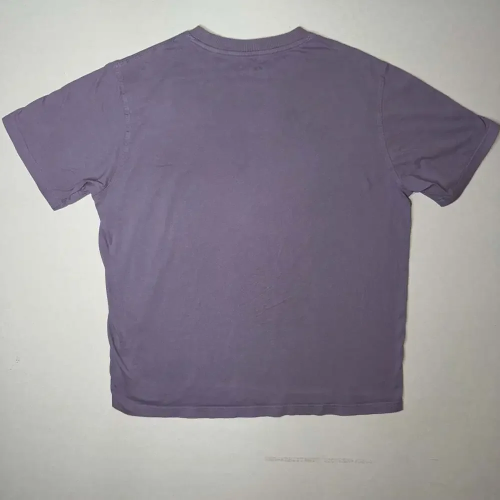 Champion Classic Jersey Embroidered Logo T-Shirt Purple Men’s XL - Picture 14 of 16